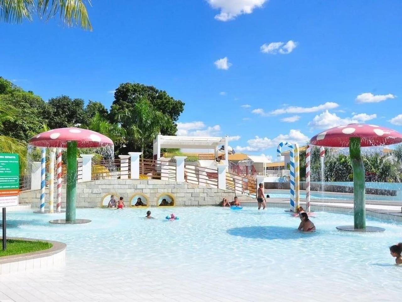 Apartamento com Parque Aquático Sensacional Caldas Novas Esterno foto